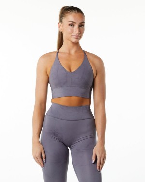 Alphalete Alphalux Wonder Bra Naisten Urheiluliivi Misty Lilac | APCLO-2143