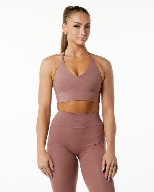 Alphalete Alphalux Wonder Bra Naisten Urheiluliivi Pinkki | KYOBF-2865