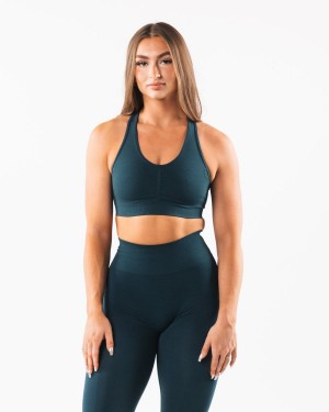 Alphalete Amplify Bra Naisten Urheiluliivi Midnight | XZJHG-2937