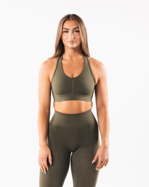 Alphalete Amplify Bra Naisten Urheiluliivi Oak | CXOIJ-9321