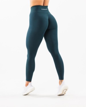 Alphalete Amplify Legging Naisten Leggings Midnight | MVXLH-4650