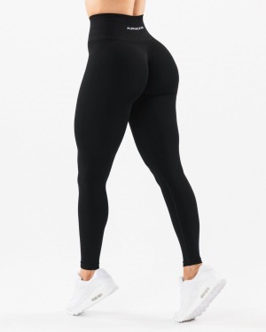 Alphalete Amplify Legging Naisten Leggings Mustat | JQIYP-7830