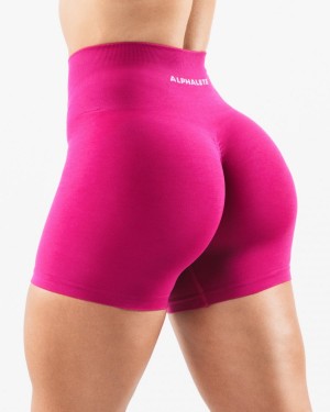 Alphalete Amplify Lyhyt 4.5" Naisten Shortsit Magenta | WIFGR-8291