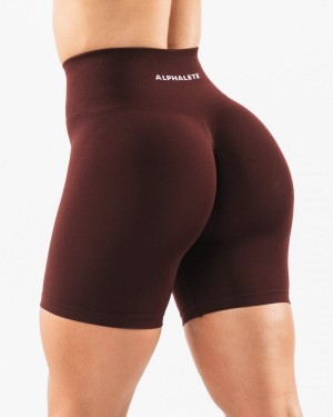 Alphalete Amplify Lyhyt 6.5” Naisten Shortsit Sangria | WHOUD-4390