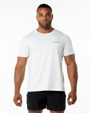 Alphalete Classic Tee Miesten Paidat Valkoinen | YFKIN-7360