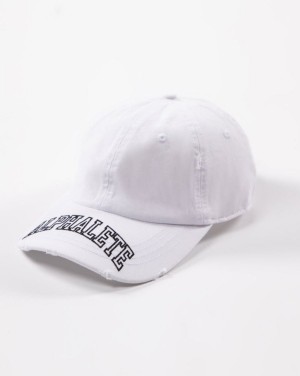 Alphalete Collegiate Vintage Cap Miesten Asusteet Valkoinen | NDIBA-2784