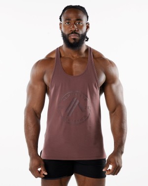 Alphalete Dynasty Stringer Miesten Stringers Merlot | MOTDP-8519