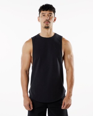 Alphalete Dynasty Tank Miesten Hihaton Paita Blackout | HXFIN-2469