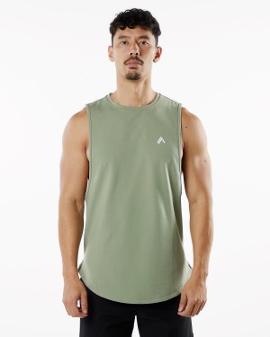 Alphalete Dynasty Tank Miesten Hihaton Paita Sage | YLRJX-1698