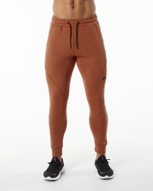 Alphalete ELMTS Cuffed Jogger Miesten Juoksuvaatteet Brick | EZTHV-9518