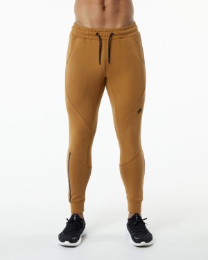 Alphalete ELMTS Cuffed Jogger Miesten Juoksuvaatteet Almond | WYKGR-3169