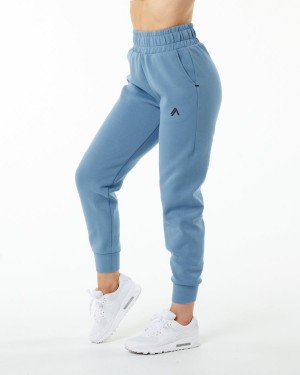 Alphalete ELMTS Cuffed Jogger Naisten Juoksuvaatteet Sininen | DKQVJ-4978