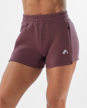 Alphalete ELMTS Urheilulliset Lyhyt 3.5" Naisten Shortsit Mauve | SIJEQ-6287