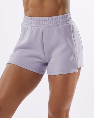 Alphalete ELMTS Urheilulliset Lyhyt 3.5" Naisten Shortsit Lilac | GNBOE-0296