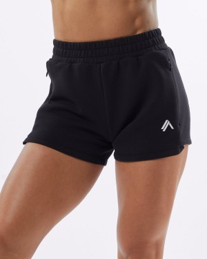 Alphalete ELMTS Urheilulliset Lyhyt 3.5" Naisten Shortsit Mustat | FZSAK-2659