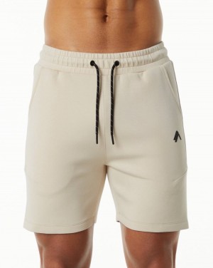 Alphalete ELMTS Urheilulliset Lyhyt 6" Miesten Shortsit Vanilla | ODFUZ-4268