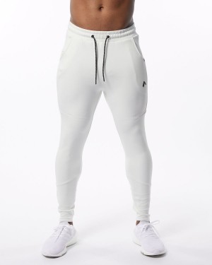 Alphalete ELMTS Zip Jogger Miesten Juoksuvaatteet Kerma | URGKP-0297