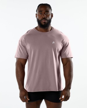 Alphalete Emblem Tee Miesten Paidat Mauve | RGPKV-3274