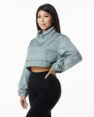 Alphalete Endure Crop Jacket Naisten Takit Sininen | HWMNY-3078