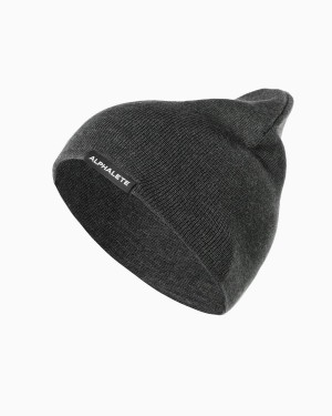 Alphalete Essential Beanie Miesten Asusteet Charcoal | EWLOC-4701