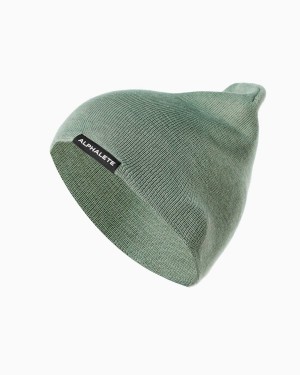 Alphalete Essential Beanie Naisten Asusteet Sage | NUHDV-1347