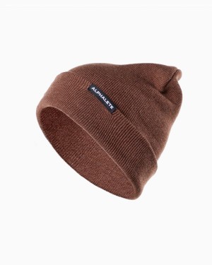 Alphalete Essential Foldover Beanie Miesten Asusteet Bourdeaux | HDNLT-9528