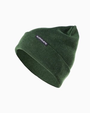 Alphalete Essential Foldover Beanie Naisten Asusteet Wild Sage | ZNQIY-2917