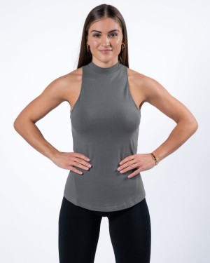 Alphalete Evo Tank Naisten Hihaton Paita Harmaat | LEUPF-2497