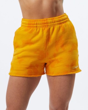 Alphalete HCTS Lyhyt 3.5" Naisten Shortsit Golden Sun | OPRDE-7538