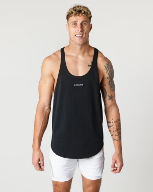 Alphalete Heavy Puuvilla Core Stringer Miesten Stringers Mustat | PGDJL-3218