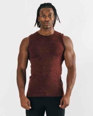 Alphalete Hero Tank Miesten Hihaton Paita Kupari | BPVNQ-0937