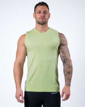 Alphalete Hero Tank Miesten Hihaton Paita Frozen Spring | DZHJF-5291