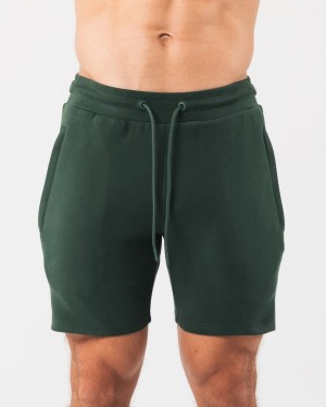 Alphalete Identity Lyhyt 6” Miesten Shortsit Evergreen | DSRYL-0381