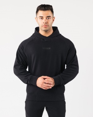 Alphalete Identity Pro Hoodie Miesten Huppari Mustat | UVWRA-2478