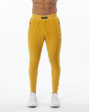 Alphalete Infinity Tech Pant Miesten Juoksuvaatteet Keltainen | XUDVY-8972