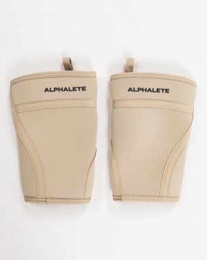 Alphalete Knee Sleeves Miesten Asusteet Linen | ELXFJ-9473