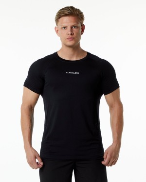 Alphalete Ozone Tee Miesten Paidat Mustat | AUZWY-5879