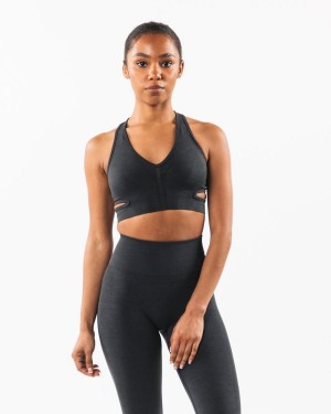 Alphalete Stratus Bra Naisten Urheiluliivi Shadow | VQYRE-4632