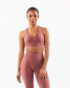 Alphalete Stratus Bra Naisten Urheiluliivi Pinkki | XRJYV-9642