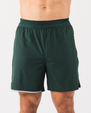 Alphalete Studio Lyhyt 6" Miesten Shortsit Evergreen | IGLMC-8012