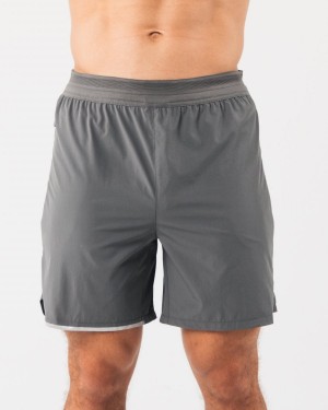 Alphalete Studio Lyhyt 6" Miesten Shortsit Smoke | VWSBR-2509