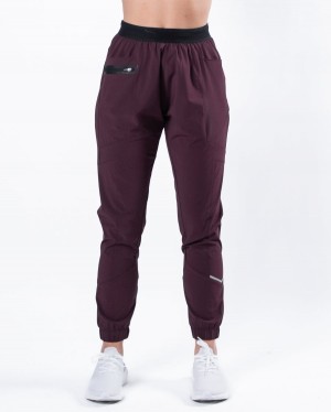 Alphalete Studio Pant Naisten Juoksuvaatteet Viininpunainen | ULKYV-3586