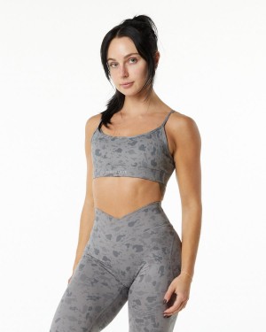 Alphalete Surface Limitless Bra Naisten Urheiluliivi Harmaat | IBZKC-0357