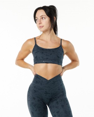 Alphalete Surface Limitless Bra Naisten Urheiluliivi Sininen | JRFUL-1596