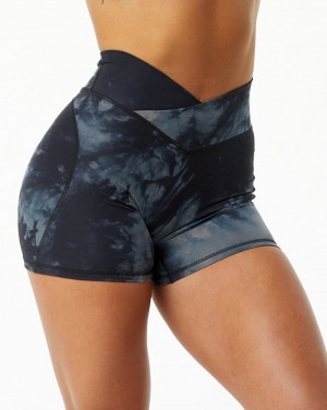 Alphalete Surface Power Lyhyt 5" Naisten Shortsit Mustat | WNTXR-6230