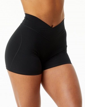 Alphalete Surface Power Lyhyt 5" Naisten Shortsit Mustat | GDSRJ-9467