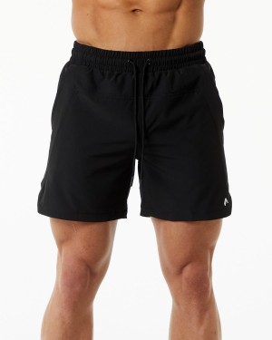 Alphalete Swim Trunk 5.5" Miesten Boardshortsit Mustat | MVFQA-1286