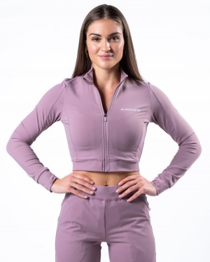 Alphalete Trace Jacket Naisten Takit Violetit | YKSCM-0563