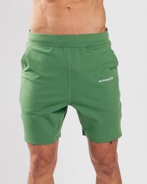 Alphalete Trace Lyhyt 8" Miesten Shortsit Vihreä | GEYHB-2341