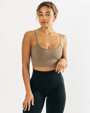 Alphalete Ultrasoft Allure Tank Naisten Hihaton Paita Oliivinvihreä | FRAHC-1230